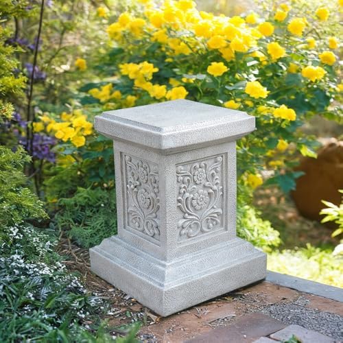 Classic White Resin Statuary Pedestal 126 Inches Tall