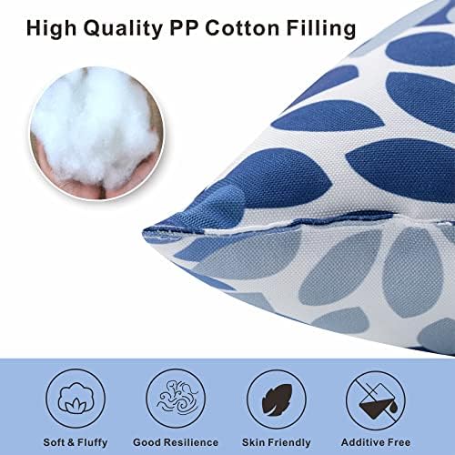 JMKaixin 2 Pack Waterproof Decorative Outdoor Pillows 18x18 Inch