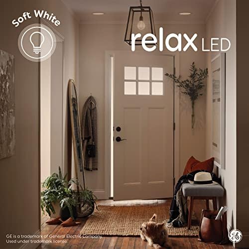 GE Relax LED Light Bulbs 40W Soft White 4 Pack