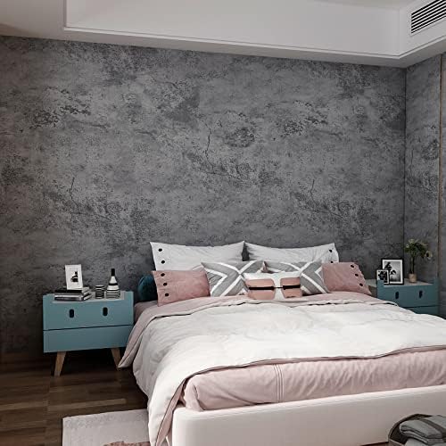 16x354 Inch Grey Blue Concrete Wall Sticker Vinyl
