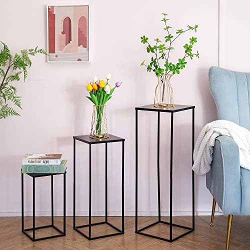 Inweder Black and Gold Plant Stand for Wedding Centerpieces