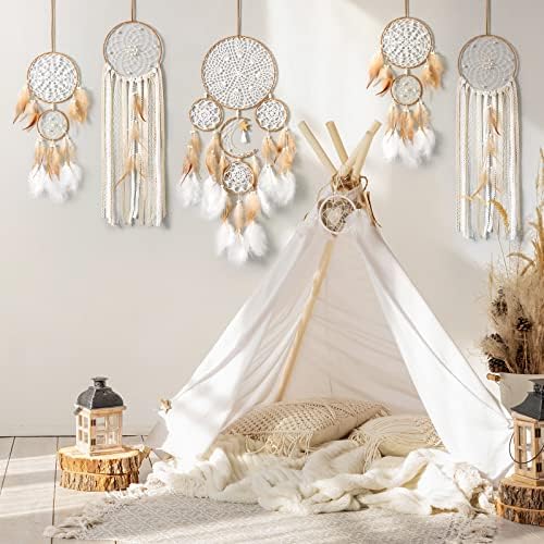 LOMOHOO 5 Pack Dream Catcher Wall Hanging Decor