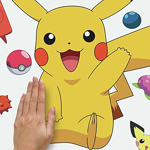 RoomMates RMK4821GM Pikachu Giant Peel and Stick Wall Decals 1