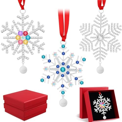 2024 Christmas Crystals Hanging Ornament Set