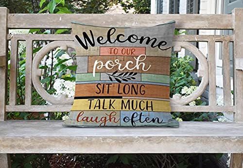 Jartinle Decorative Outdoor Pillow Covers 18x18 Inch