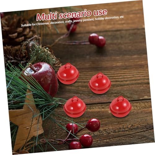 ABOOFAN 100pcs Christmas Bells DIY Decorations
