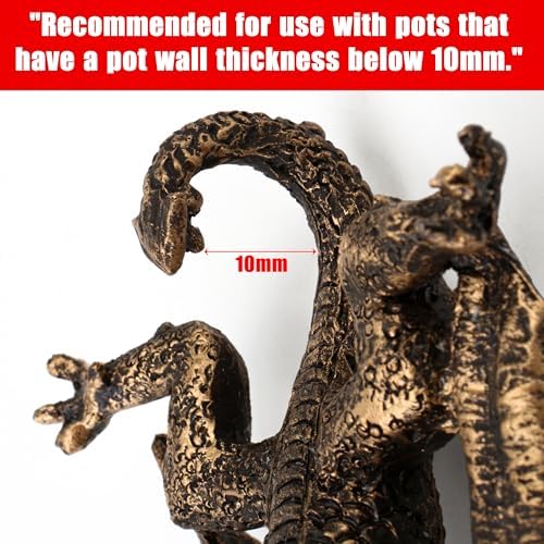 Dragon Planter Pot Ornament with Hanging Hook