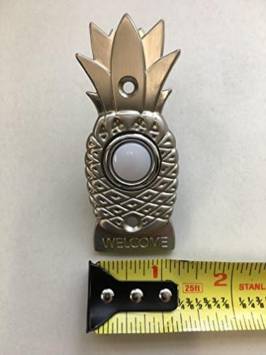 Safeguard Supply Brass Doorbell Wired Button with Lighted Design