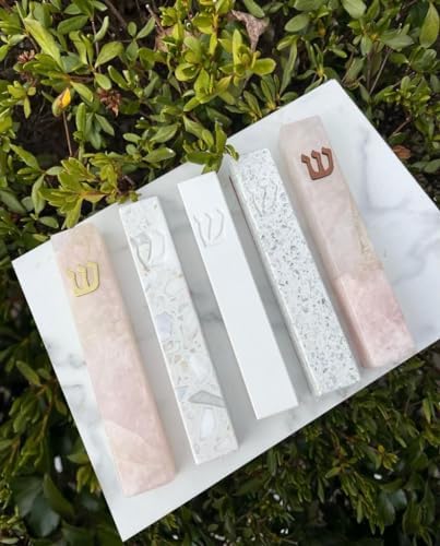 AS Mezuzah Case with Engraved Shin Design