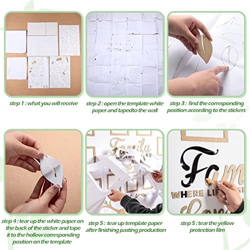 Family Tree Wall Decal 3D Acrylic Mirror Sticker