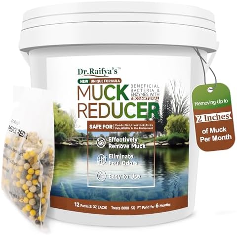 DrRaifyas Muck Reducer Pellets 6 LB - Natural Pond Sludge Solution