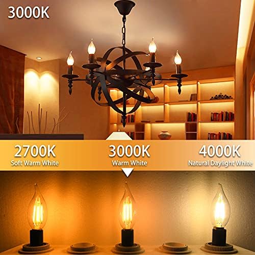 Sailstar E12 Dimmable LED Candle Bulbs 4W Warm White 3000K Pack of 6