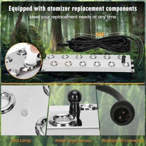 Beendou 12 Head Ultrasonic Fogger with 9000mlh Output