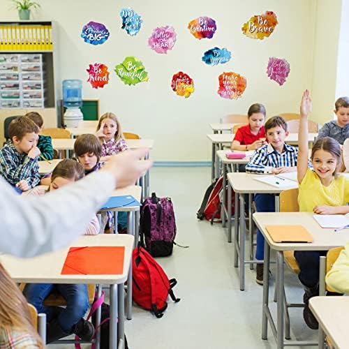 Zonon 6 Piece Classroom Wall Decal Inspirational Quotes