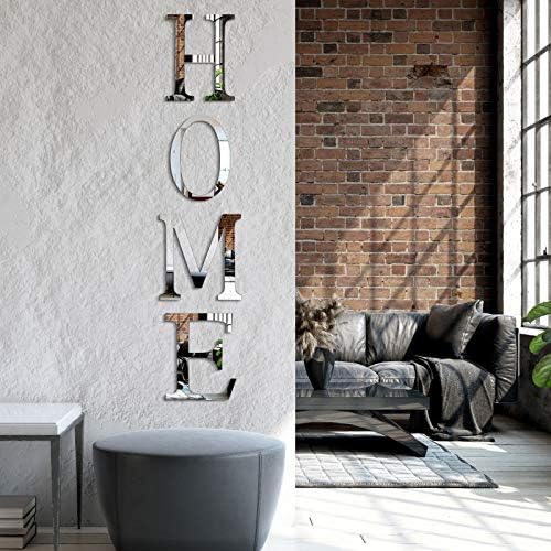 Zonon 3D Wall Mirror Decor Stickers Home
