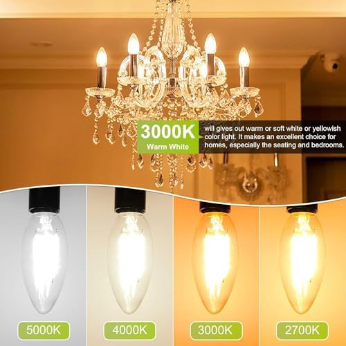 GOLSPARK E12 Dimmable LED Bulb 4W 6 Pack