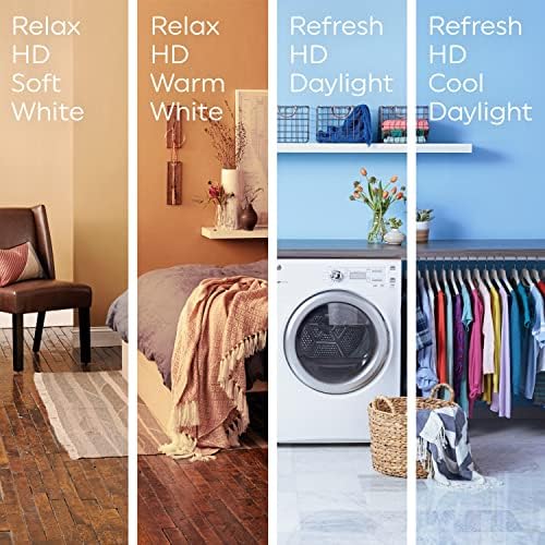 GE Relax LED Light Bulbs 40W Soft White 4 Pack