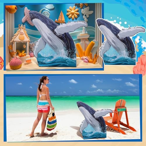 33 ft Great North VBS Whale Cardboard Cutout