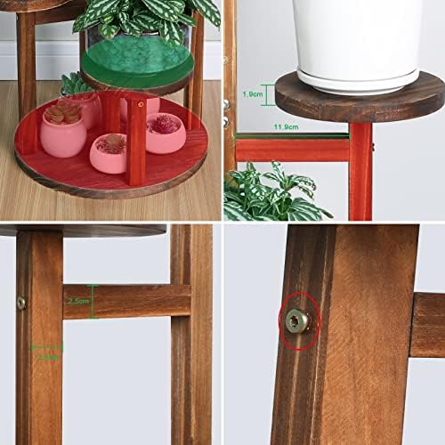 Jotboom 5 Tier Plant Stand for Indoor and Outdoor Use