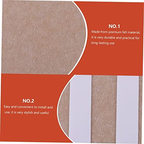Amosfun 10pcs Hexagon Felt Bulletin Board Wall Decor