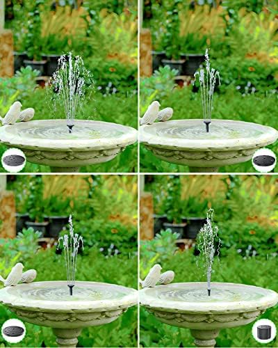 Biling Solar Water Fountain Pump for Bird Bath and Garden