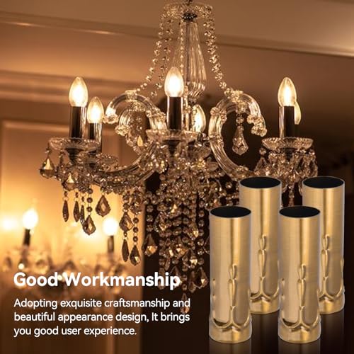10Pcs Iron Candle Socket Covers for E14 Chandelier