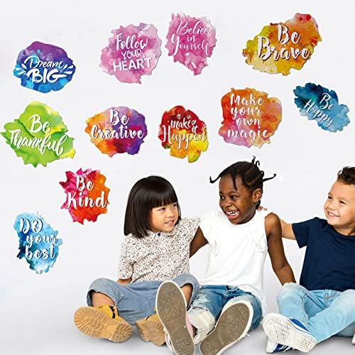 Zonon 6 Piece Classroom Wall Decal Inspirational Quotes