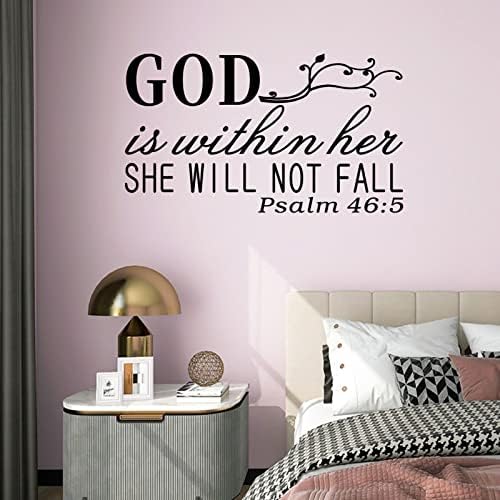 SEATUNE Wall Decals for Women with God Quotes