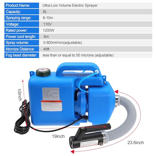 Generic 8L Electric ULV Fogger Machine Portable