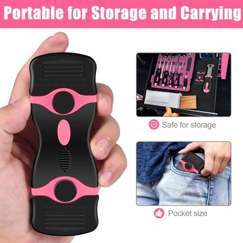 4 Pack Razor Blade Scraper Tool Set with 50 PCS Blades