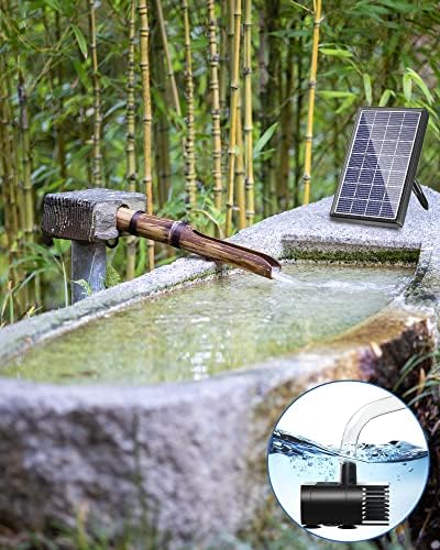 Biling Solar Fountain Kit for Bird Bath and Pond