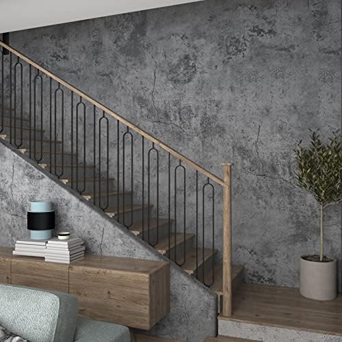 16x354 Inch Grey Blue Concrete Wall Sticker Vinyl