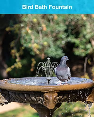 Biling Solar Water Fountain Pump for Bird Bath and Garden