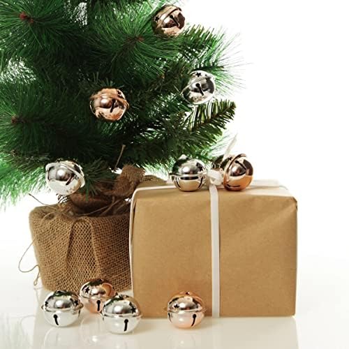 Charmed Large Christmas Star Jingle Sleigh Bell Ornament Pack of 6