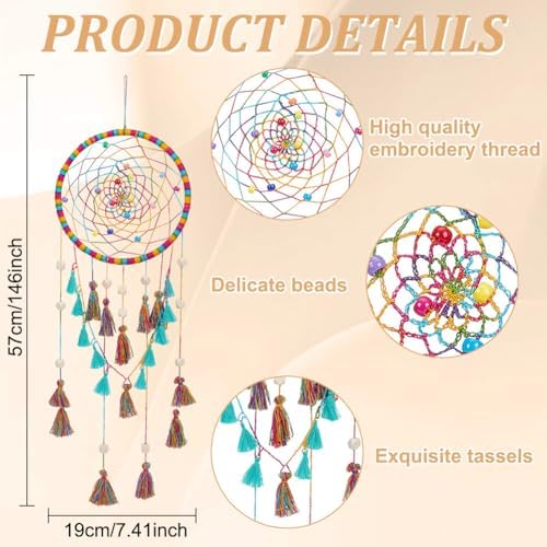 INFUNLY DIY Dreamcatcher Kit for Beginners