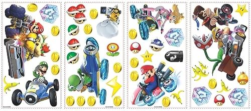 RoomMates RMK2728SCS Nintendo Mario Kart 8 Peel and Stick Wall Decals