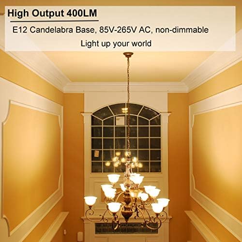 Vinaco E12 LED Bulb 2 Pack Warm White 3000K