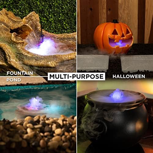 Alpine Corporation Single Jet Pond Fogger with LED Lights
