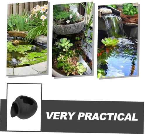 Ceramic Fountain Jar for Fish Tank and Garden Decor