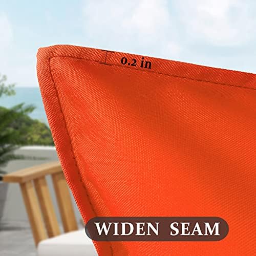 Pack of 2 Waterproof Outdoor Pillow Covers with Hidden Zipper