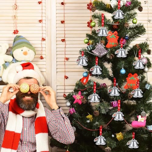Syhood 16 Pcs Christmas Bell Ornament