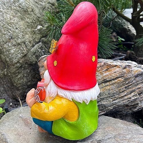 Mood Lab Garden Gnome - 925 Inch Tall Outdoor Statue