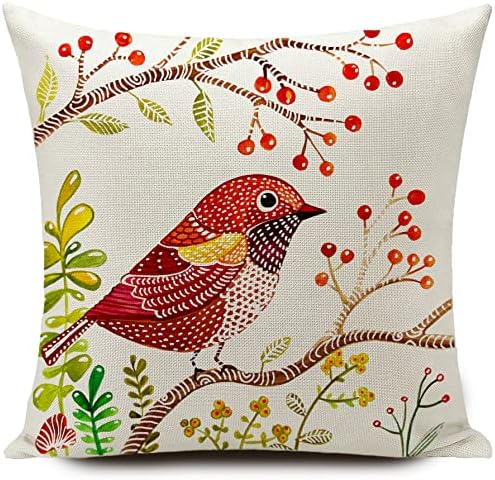 Outdoor Waterproof Throw Pillow Covers Set of 4 18x18 Inch