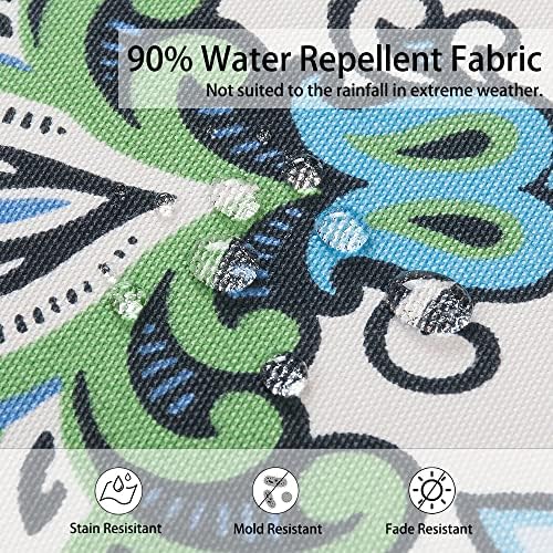 Pack of 2 Outdoor Waterproof Rectangular Throw Pillows with Insert