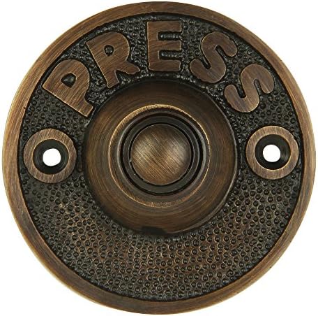 A29 Oil Rubbed Bronze Doorbell Button 2 12 Inch