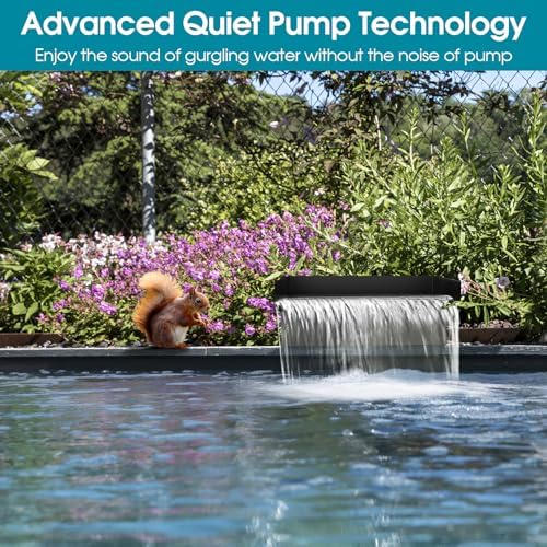POPOSOAP Pond Waterfall with Pump Kit 12inch P43