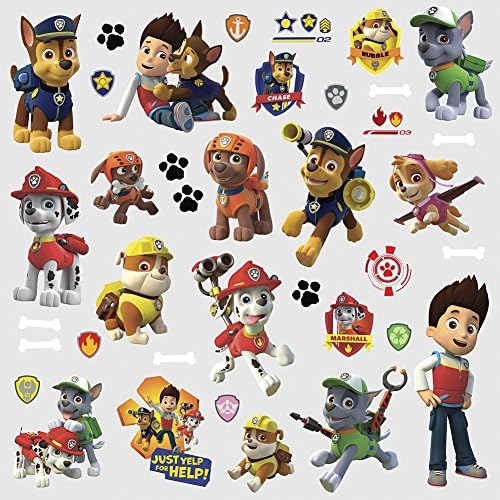 RoomMates RMK2640SCS Paw Patrol Wall Decals 10x18 Inch