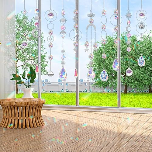 HYBEADS 200 Pcs DIY Suncatcher Kit for Adults