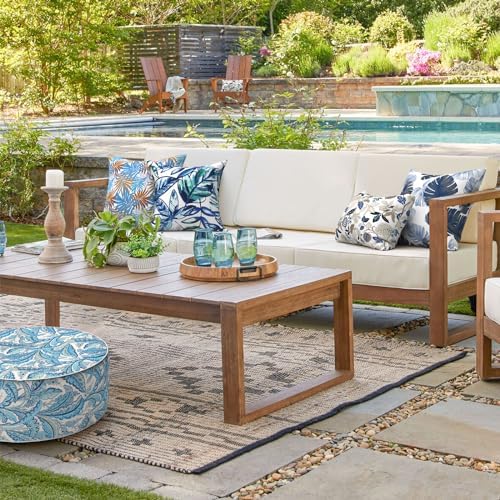 Melody Elephant Outdoor Throw Pillows 16x16 Inch Set of 2