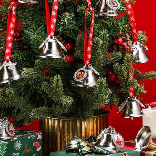 Syhood 16 Pcs Christmas Bell Ornament